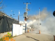 بالفيديو: احتراق عامود للكهرباء في مدخل حي دهمش دون اصابات